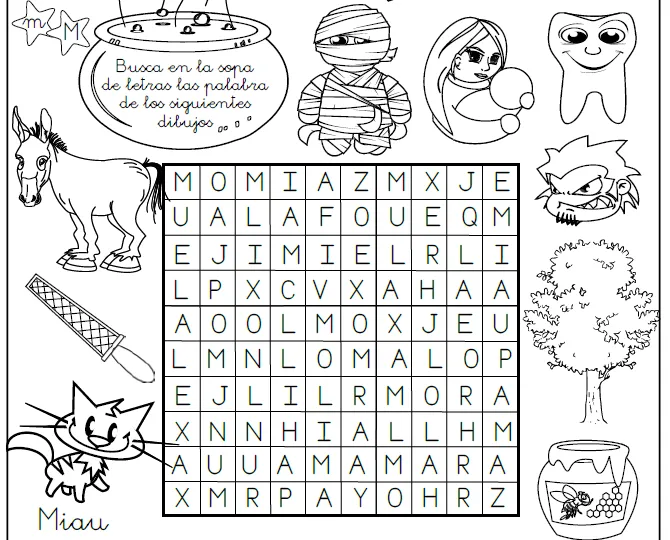 Chicos primaria: Hojas de actividades