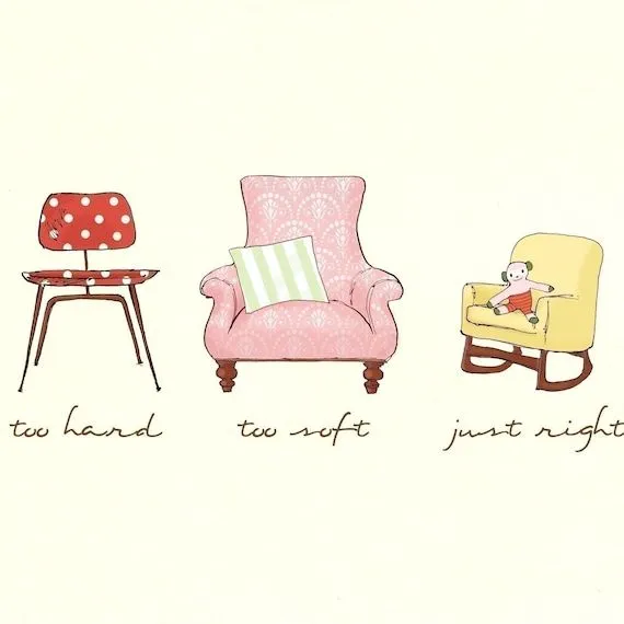 Children's Wall Art Print The Three Bears by sarahjanestudios Children's Wall Art Print The Three Bears by sarahjanestudios