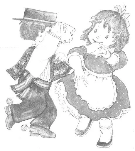CHILE DIBUJOS BAILES TRADICIONALES DE CHILE PINTAR DIBUJOS