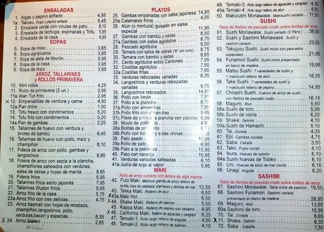 Chilli Comida Internacional: Chino vs Japonés