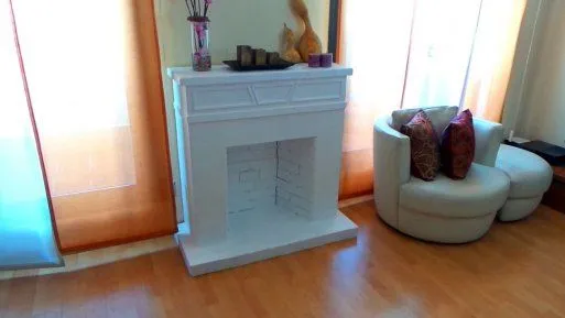 Una chimenea hecha con cajas de cartón reciclado | Aprender ... Una chimenea hecha con cajas de cartón reciclado | Aprender ...