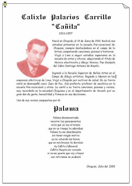 CHIQUIÁN QUERIDO / Armando Alvarado Balarezo (Nalo) : EL VELORIO ... CHIQUIÁN QUERIDO / Armando Alvarado Balarezo (Nalo) : EL VELORIO ...
