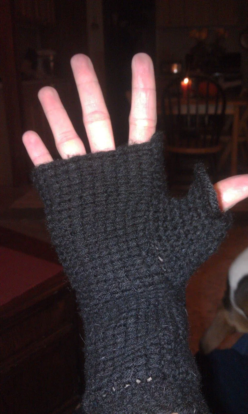 chiquiven manualidades: Guantes sin dedos o mitones en crochet