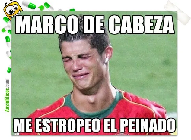 Chiste Eurocopa: Cristiano Ronaldo Gol de Cabeza ~ Ansioliticos. Chiste Eurocopa: Cristiano Ronaldo Gol de Cabeza ~ Ansioliticos.