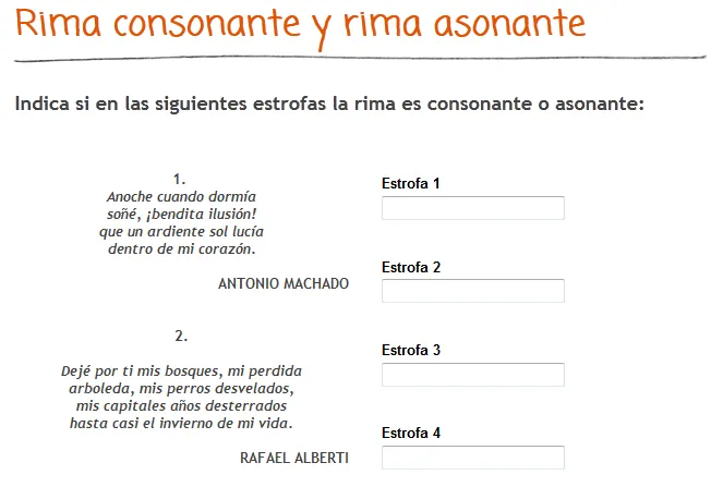 La chistera educativa: RIMA CONSONANTE Y RIMA ASONANTE