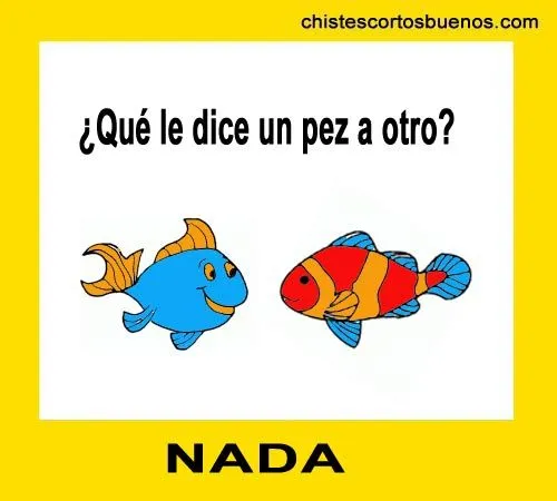 Chiste de los peces hablando | Español para divertirse | Pinterest ... Chiste de los peces hablando | Español para divertirse | Pinterest ...