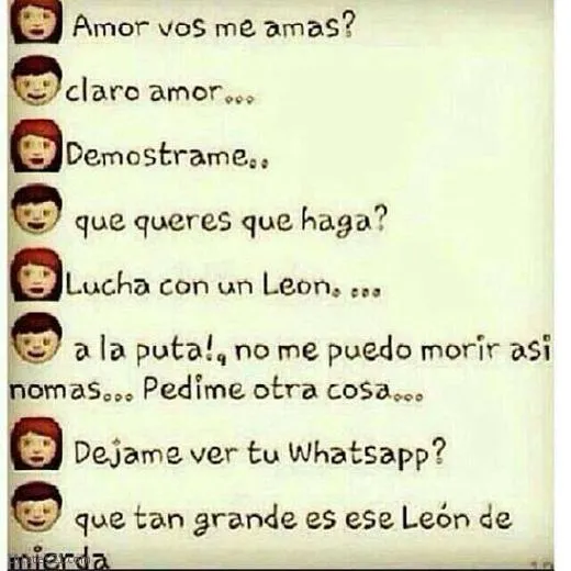 Chistes Demostración de amor
