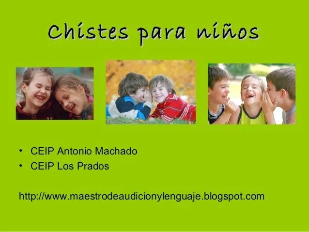 Chistes para niños