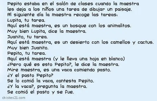 Chiste groseros de pepito - Imagui