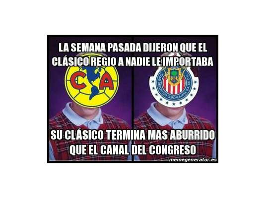 Liga MX: Memes por el aburrido Clásico América vs. Chivas
