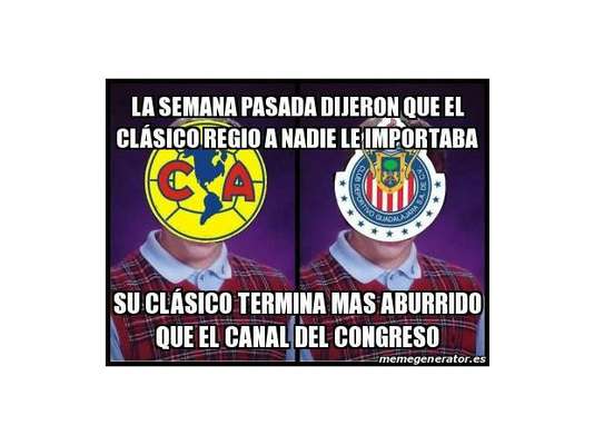 Liga MX: Memes por el aburrido Clásico América vs. Chivas Liga MX: Memes por el aburrido Clásico América vs. Chivas