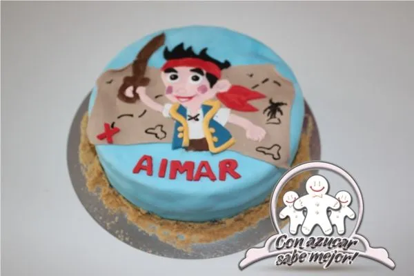 Tarta Jake el pirata | con azucar sabe mejor