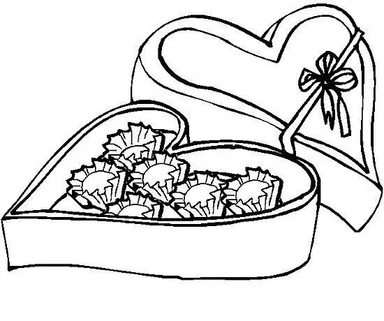 Chocolates para colorear - Imagui