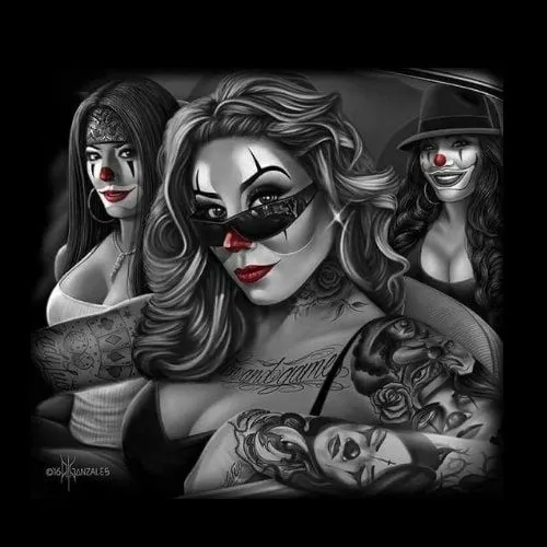 Chola clown - Etsy México