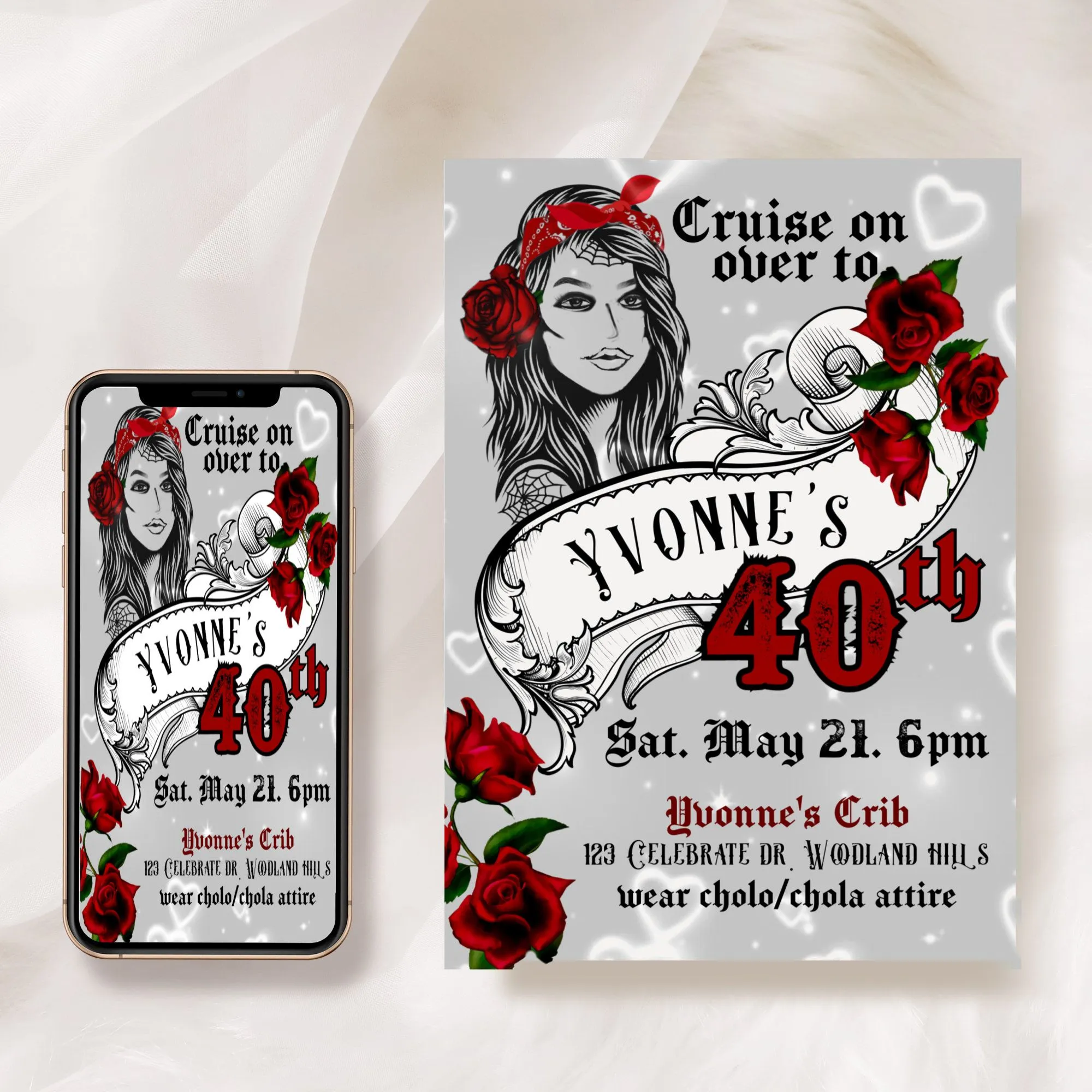Chola Theme Birthday Chola Party Editable Cholo Girl Any - Etsy México Chola Theme Birthday Chola Party Editable Cholo Girl Any - Etsy México