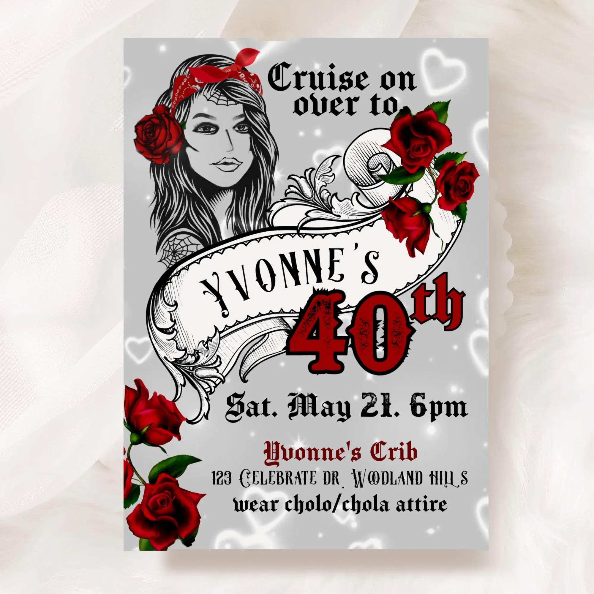 Chola Theme Birthday Chola Party Editable Cholo Girl Any Age Digital Download Red Roses Purple Roses Gangster Bday Cruise on over - Etsy México Chola Theme Birthday Chola Party Editable Cholo Girl Any Age Digital Download Red Roses Purple Roses Gangster Bday Cruise on over - Etsy México