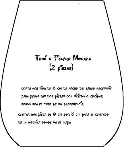Molde para hacer la mochila de Dora - Imagui Molde para hacer la mochila de Dora - Imagui