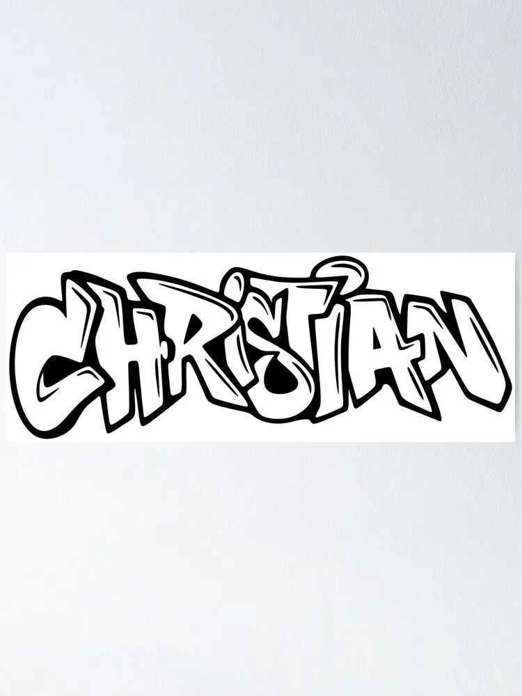 Christian - Graffiti Name Design Christian - Graffiti Name Design