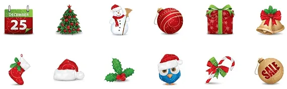 Christmas Magic, un paquete de iconos con motivos navideños gratis ... Christmas Magic, un paquete de iconos con motivos navideños gratis ...
