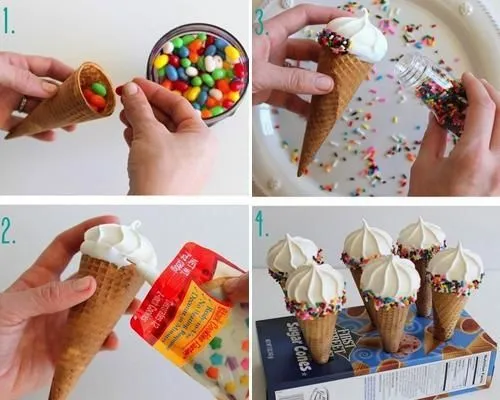 Las chuches de la fiesta en cucurucho | Recetas Fiestas Infantiles ... Las chuches de la fiesta en cucurucho | Recetas Fiestas Infantiles ...