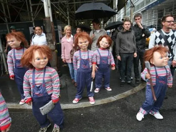 Chucky se pasea por Nueva York | Tejiendo el mundo Chucky se pasea por Nueva York | Tejiendo el mundo
