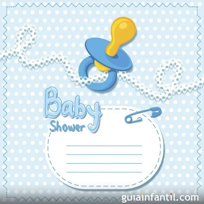 Chupete de niño. Invitación de Baby Shower - 10 invitaciones para ... Chupete de niño. Invitación de Baby Shower - 10 invitaciones para ...