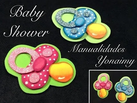CHUPON DE BEBE PARA BABY SHOWER HECHO CON FOAMY O GOMA EVA. - YouTube CHUPON DE BEBE PARA BABY SHOWER HECHO CON FOAMY O GOMA EVA. - YouTube