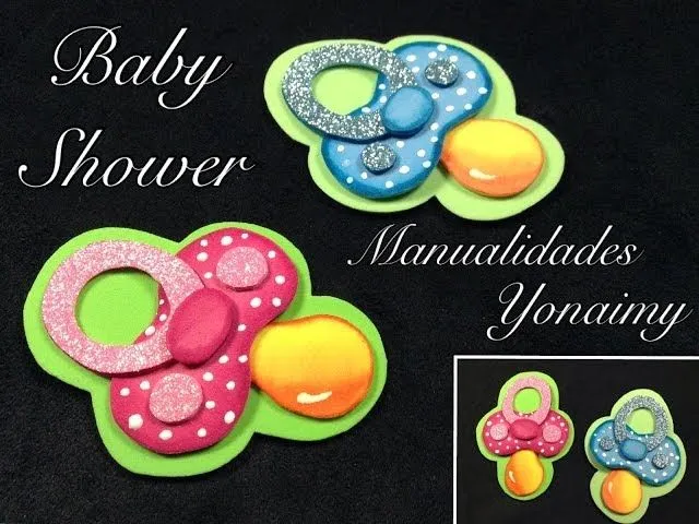 CHUPON DE BEBE PARA BABY SHOWER HECHO CON FOAMY O GOMA EVA. - YouTube CHUPON DE BEBE PARA BABY SHOWER HECHO CON FOAMY O GOMA EVA. - YouTube