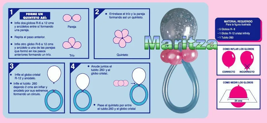 Chupones de foami - Imagui