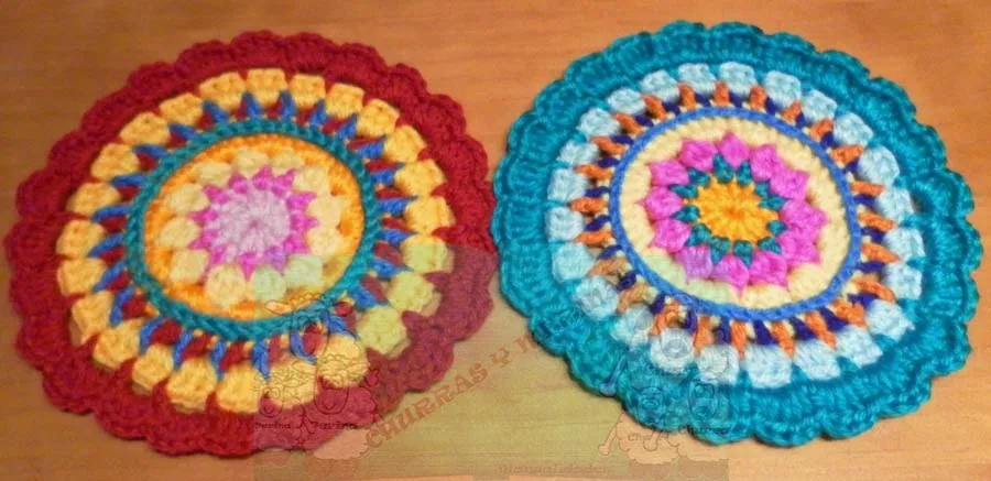Churras y Merinas Manualidades: Mándala Crochet Churras y Merinas Manualidades: Mándala Crochet