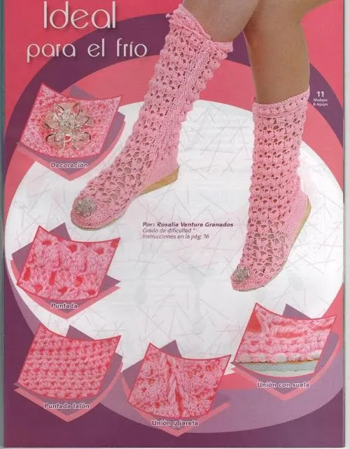 LA CHUZMA: BOTAS TEJIDAS