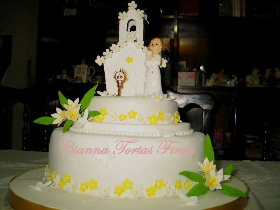 CIANNA TORTAS FINAS: Tortas Primera Comunión