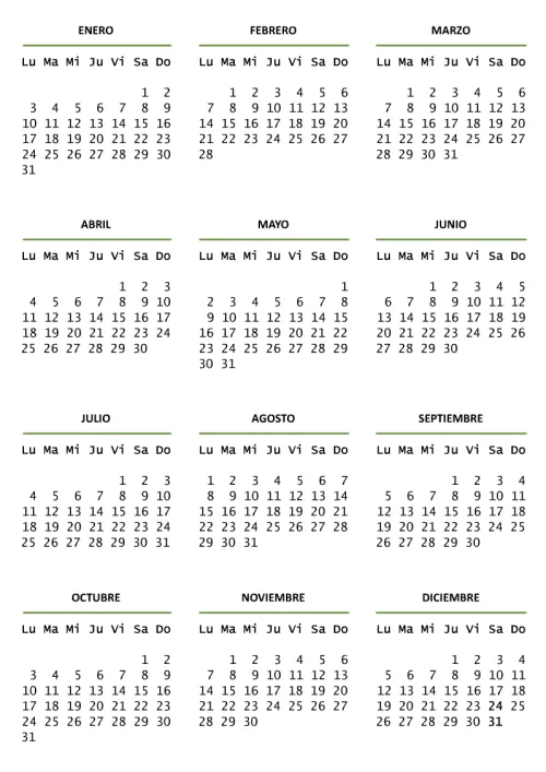 Cibermitaños: Calendarios 2011 para imprimir Cibermitaños: Calendarios 2011 para imprimir