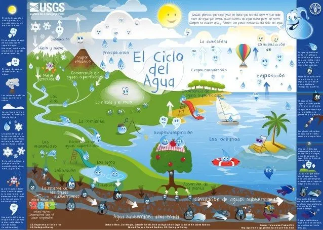 Ciclo del agua para niños