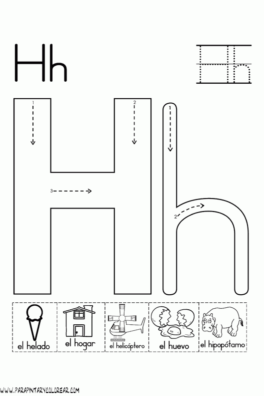 Ciclo Escolar: El Abecedario - Dibujos Para Colorear Ciclo Escolar: El Abecedario - Dibujos Para Colorear