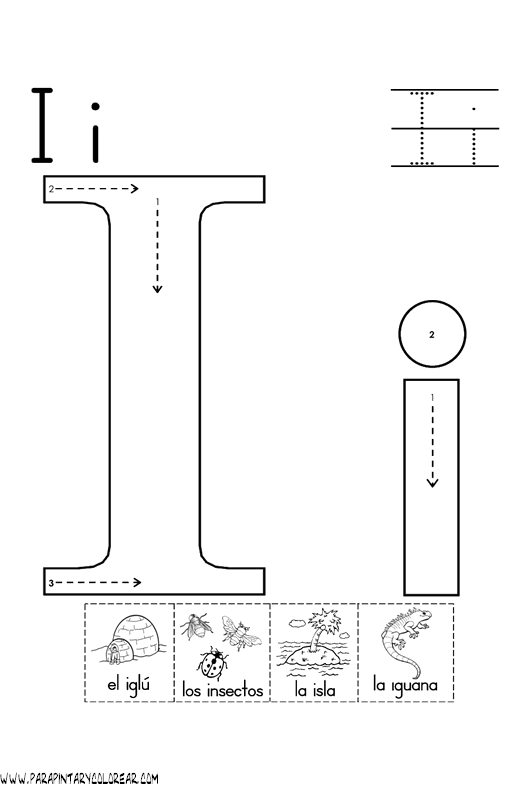 Ciclo Escolar: El Abecedario - Dibujos Para Colorear