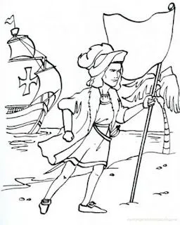 Ciclo Escolar: Las Tres Carabelas de Cristobal Colon -Para Colorear Ciclo Escolar: Las Tres Carabelas de Cristobal Colon -Para Colorear