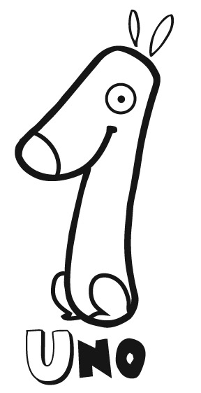 Ciclo Escolar: Los numeros - Dibujos para colorear Ciclo Escolar: Los numeros - Dibujos para colorear