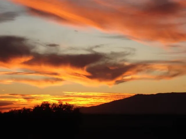 cielo, atardecer en fuenlabrada