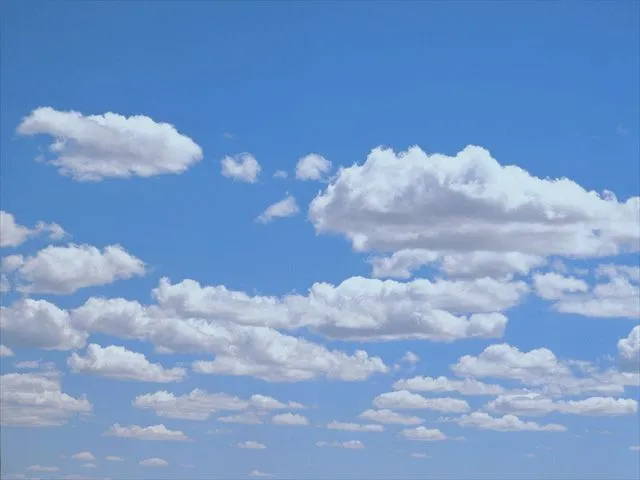 El cielo no es azul. |