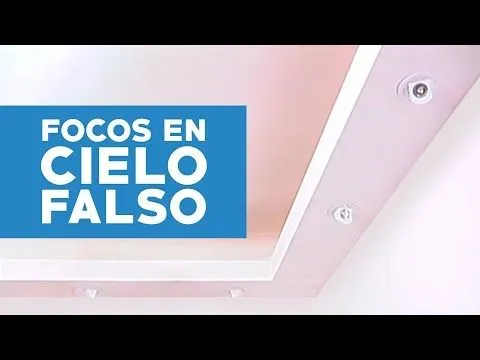 Cómo hacer un cielo falso con focos embutidos? - YouTube