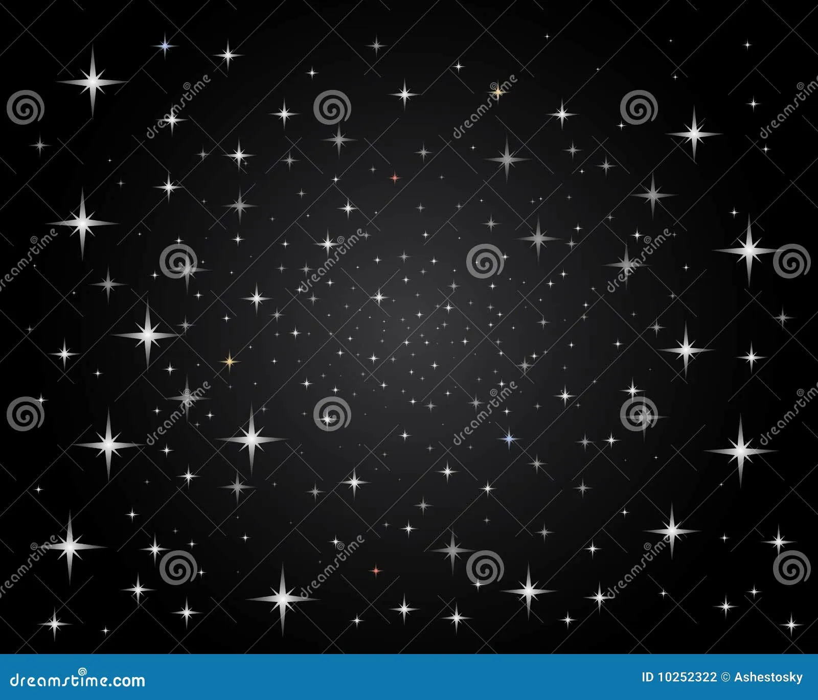 Cielo Nocturno Brillante Chispeante De Las Estrellas Fotografía de ...