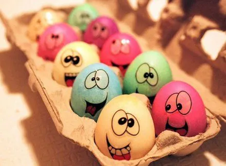Huevos graciosos - Imagui