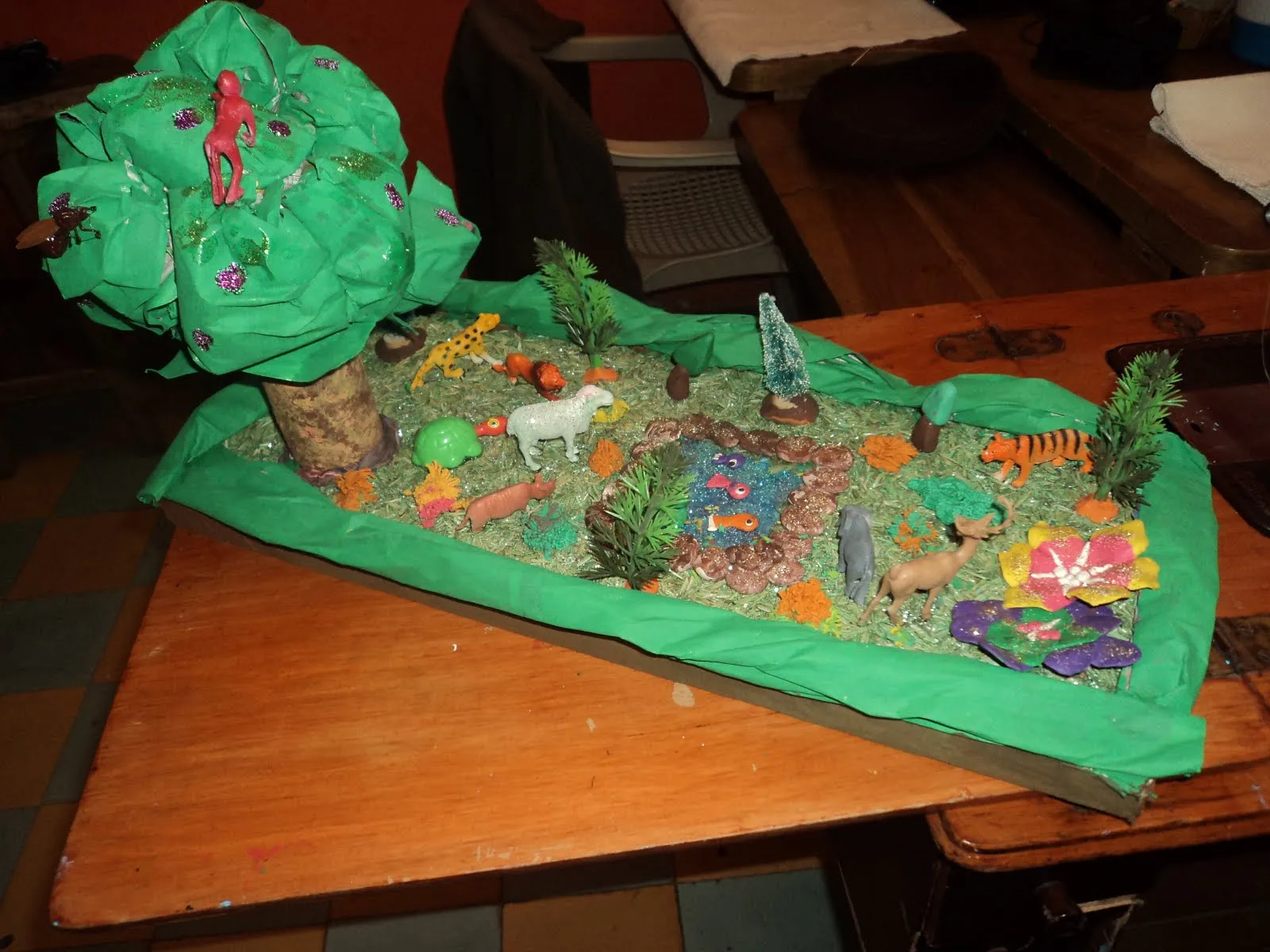 CIENCIAS NATURALES Y EDUCACIÓN AMBIENTAL: MAQUETA ECOSISTEMA TERRESTRE