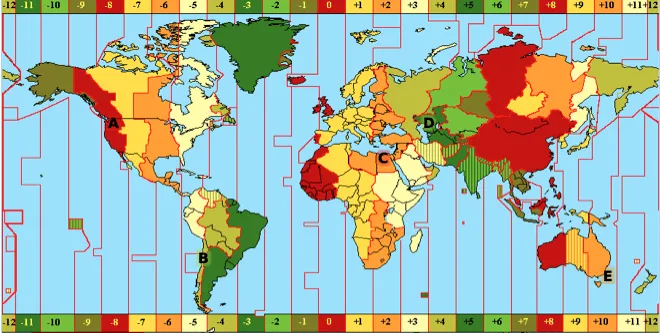 CIENCIAS SOCIALES DIGITAL: Husos horarios