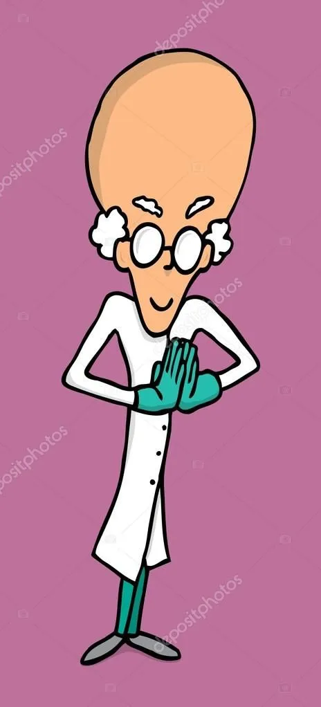 Científico loco viejos dibujos animados — Vector stock ... Científico loco viejos dibujos animados — Vector stock ...