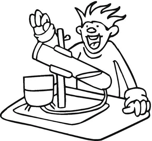 Cientificos para niños para colorear - Imagui