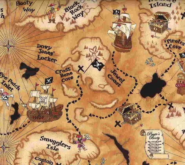MAPA DEL TESORO PIRATA - Imagui