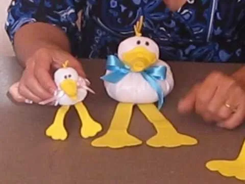 CIGUEÑA PARA BABYSHOWER CON CANASTA Y DISTINTIVOS/BABYSHOWER DIY ... CIGUEÑA PARA BABYSHOWER CON CANASTA Y DISTINTIVOS/BABYSHOWER DIY ...