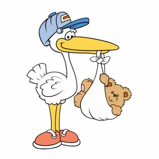 Dibujos de cigueñas y bebés - Imagui